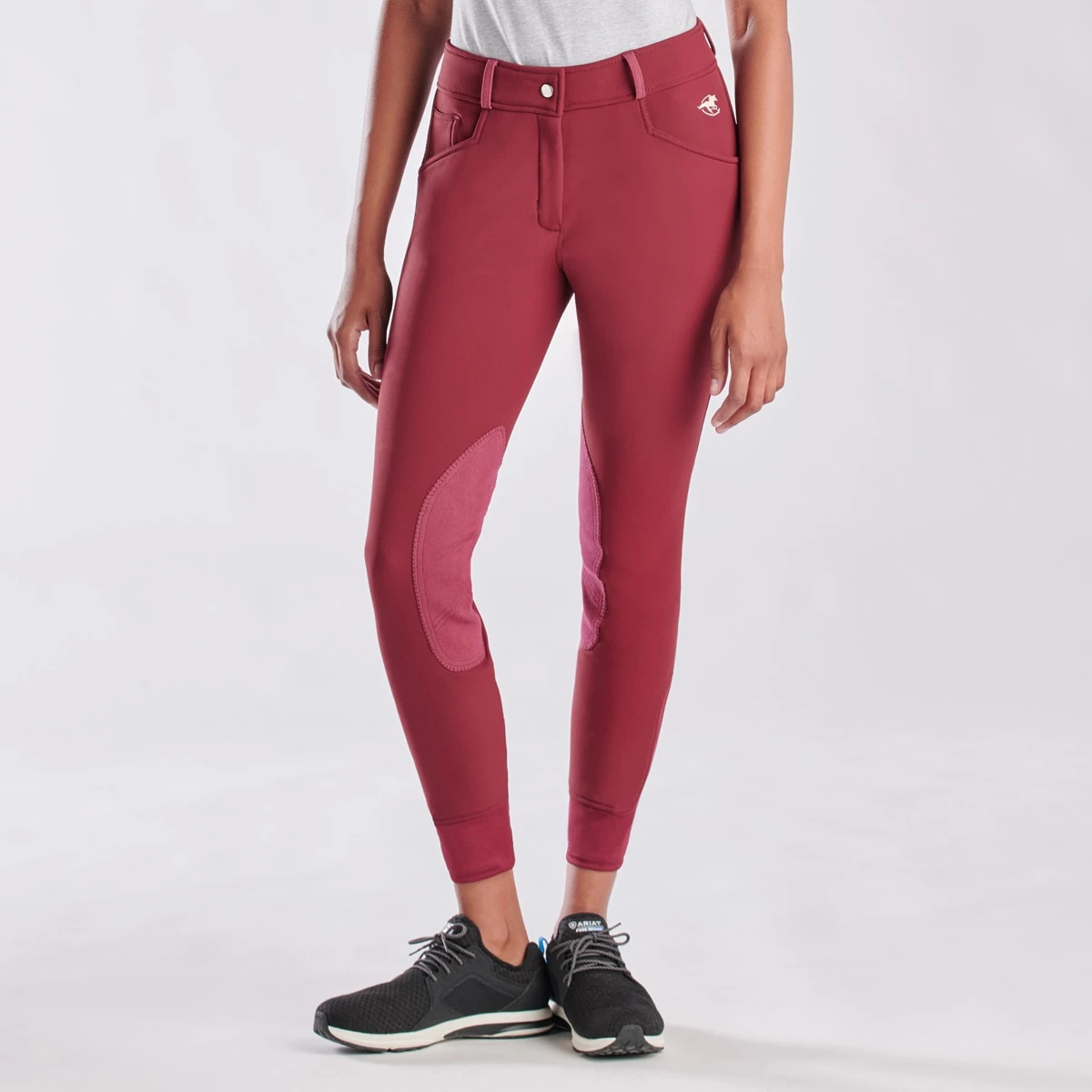 Piper Winter Softshell Breeches By SmartPak - Knee Patch - Clearance! - Image 2