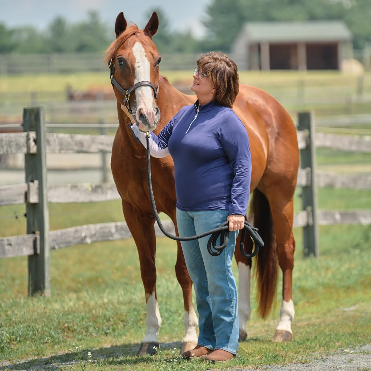 Hadley SunShield Long Sleeve 1/4 Zip By SmartPak - Image 10