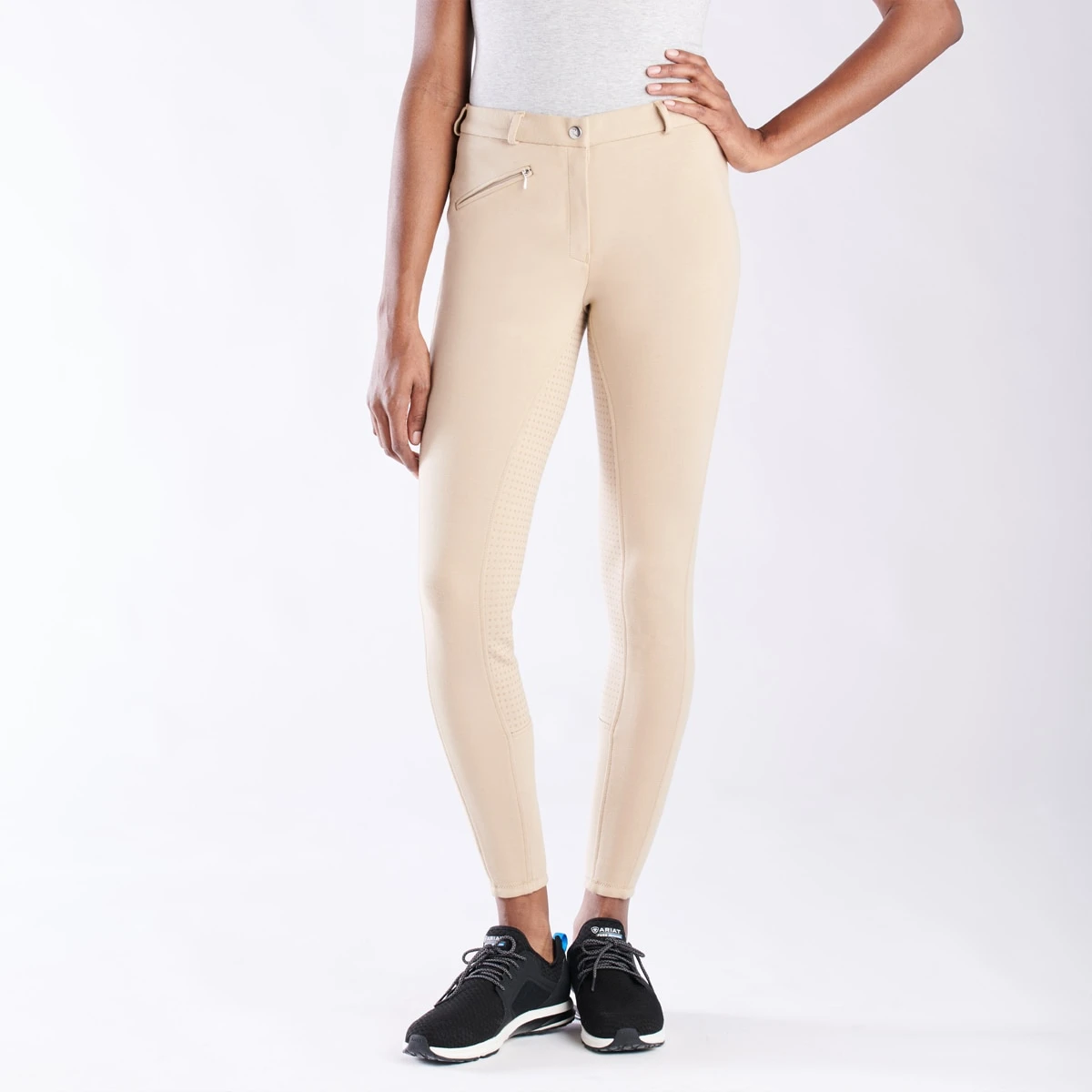 Horze Active Silicone Grip Full Seat Breeches - Image 3