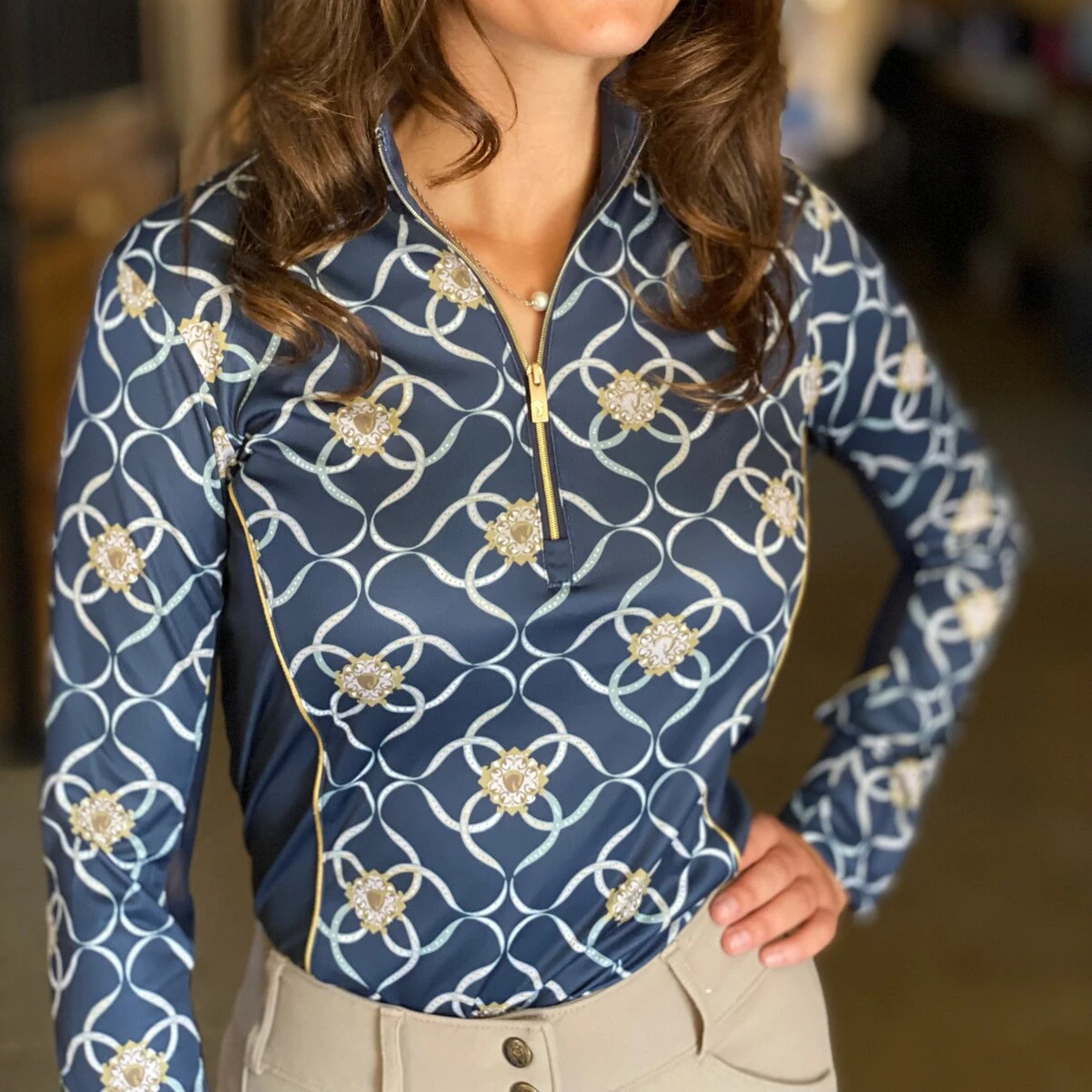 Arista Long Sleeve 1/4 Zip Sun Shirt - Image 5