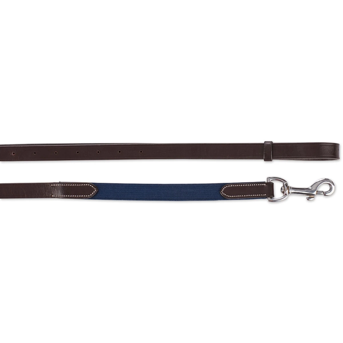 SmartPak Leather Side Reins With Elastic