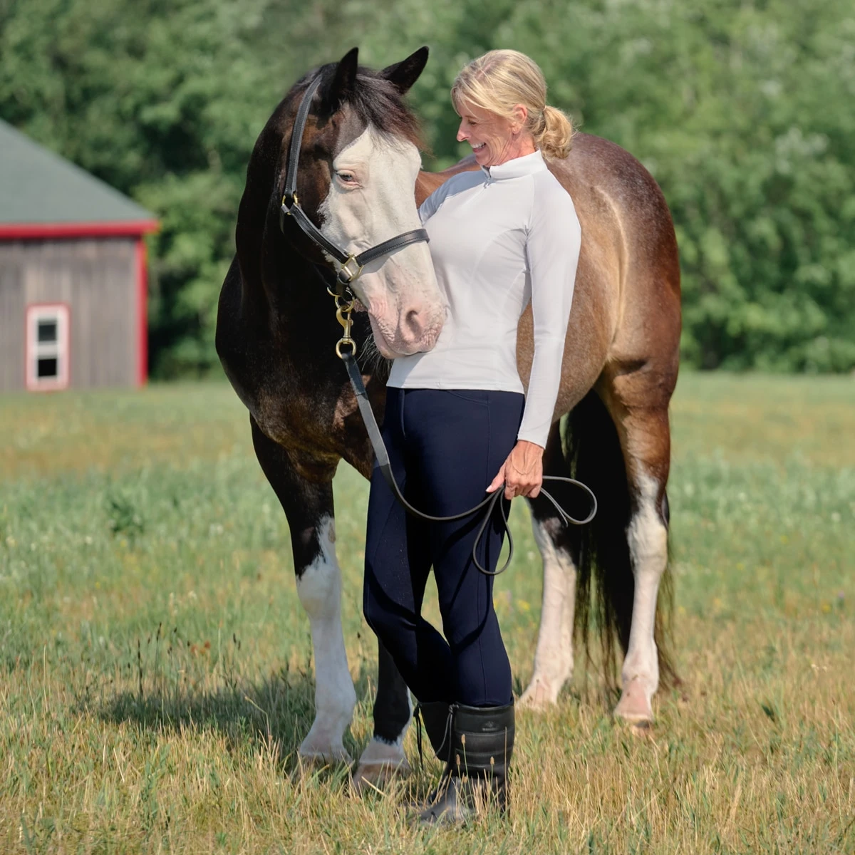 Piper Knit Mid-Rise Breeches By SmartPak - Full Seat - Image 5