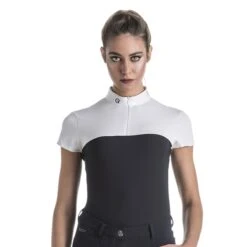 EGO7 Short Sleeve 1/4 Zip Mesh Top