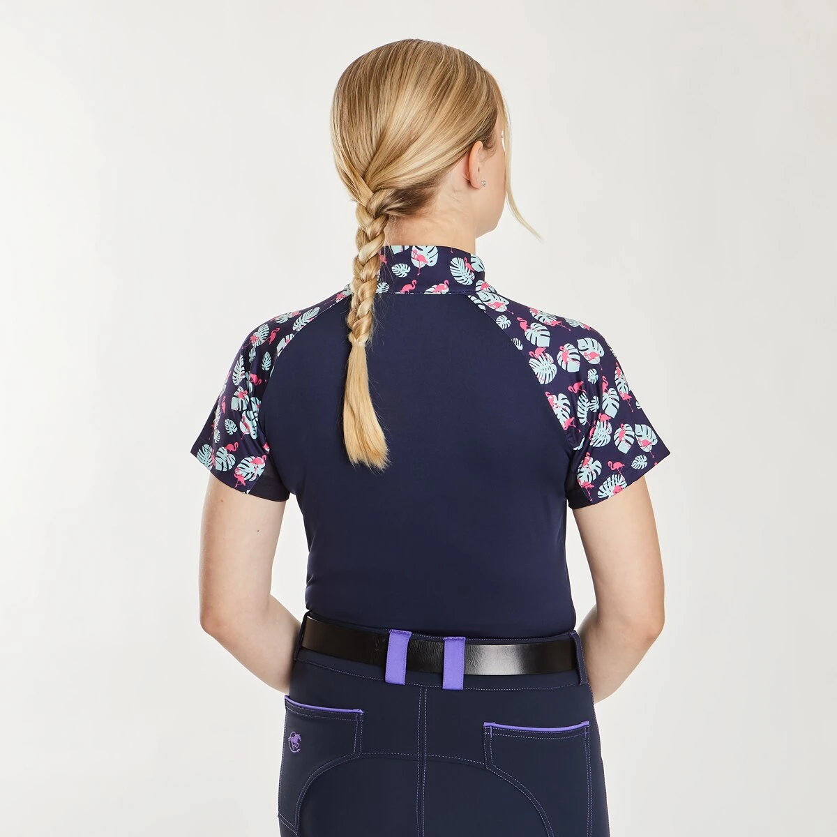 Piper SmartCore™ Block Print Short Sleeve ¼ Zip Sun Shirt - Image 5