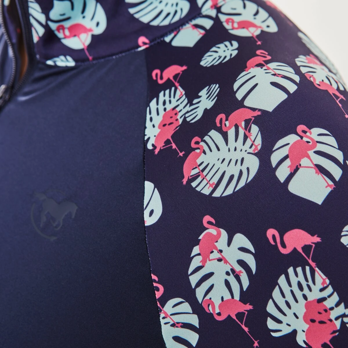 Piper SmartCore™ Block Print Short Sleeve ¼ Zip Sun Shirt - Image 6