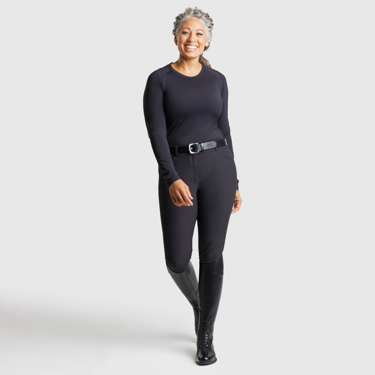 SmartTherapy® ThermoBalance® Ceramic Crew Long Sleeve Tee - Image 4