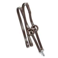 SmartPak Leather Side Reins With Donut II