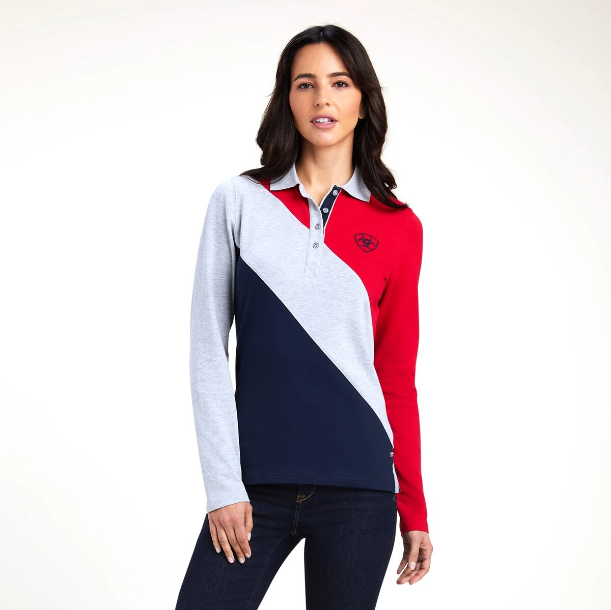 Ariat Taryn Long Sleeve Polo - Image 4