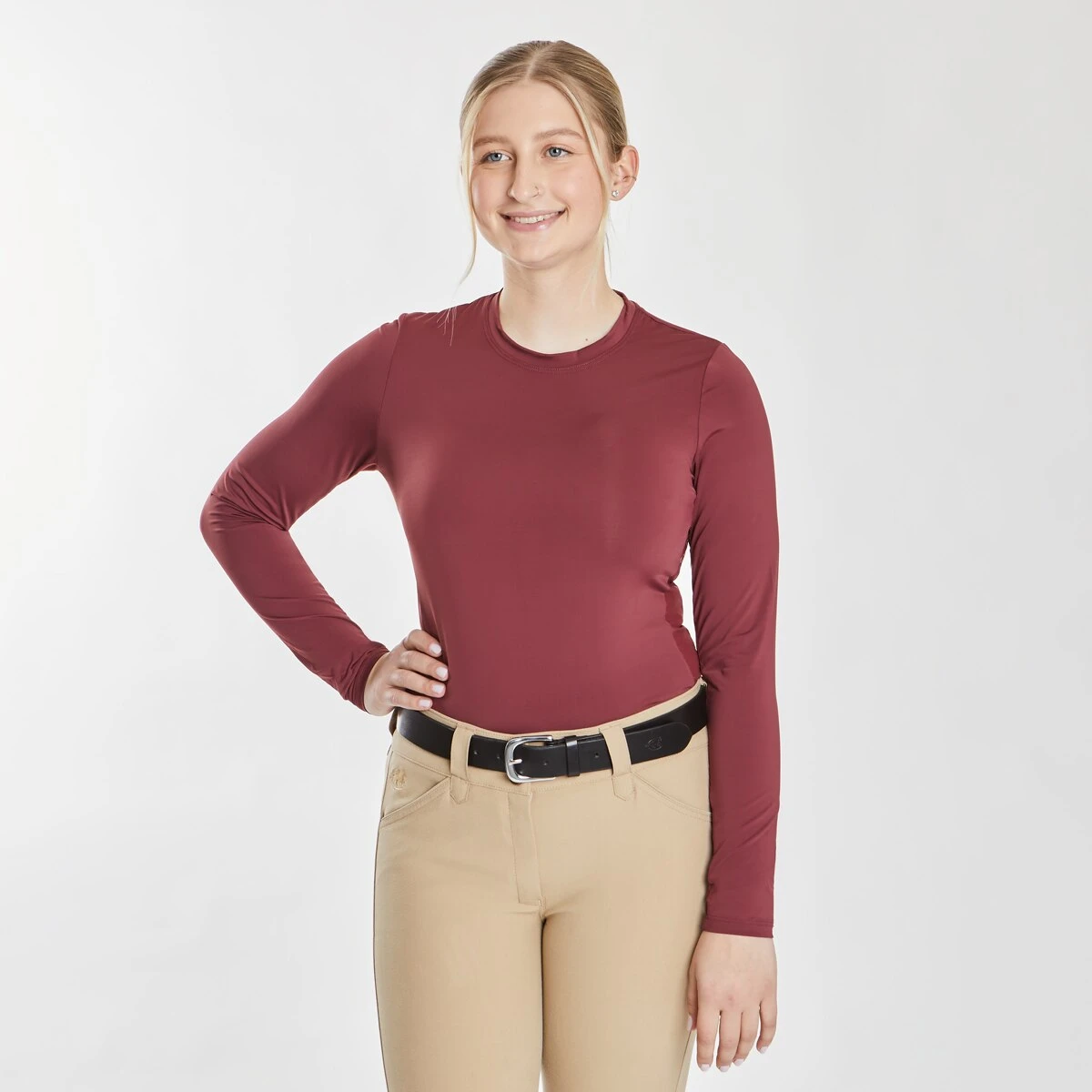 Hannah Childs Lifestyle Janelle Long Sleeve Mesh Tee