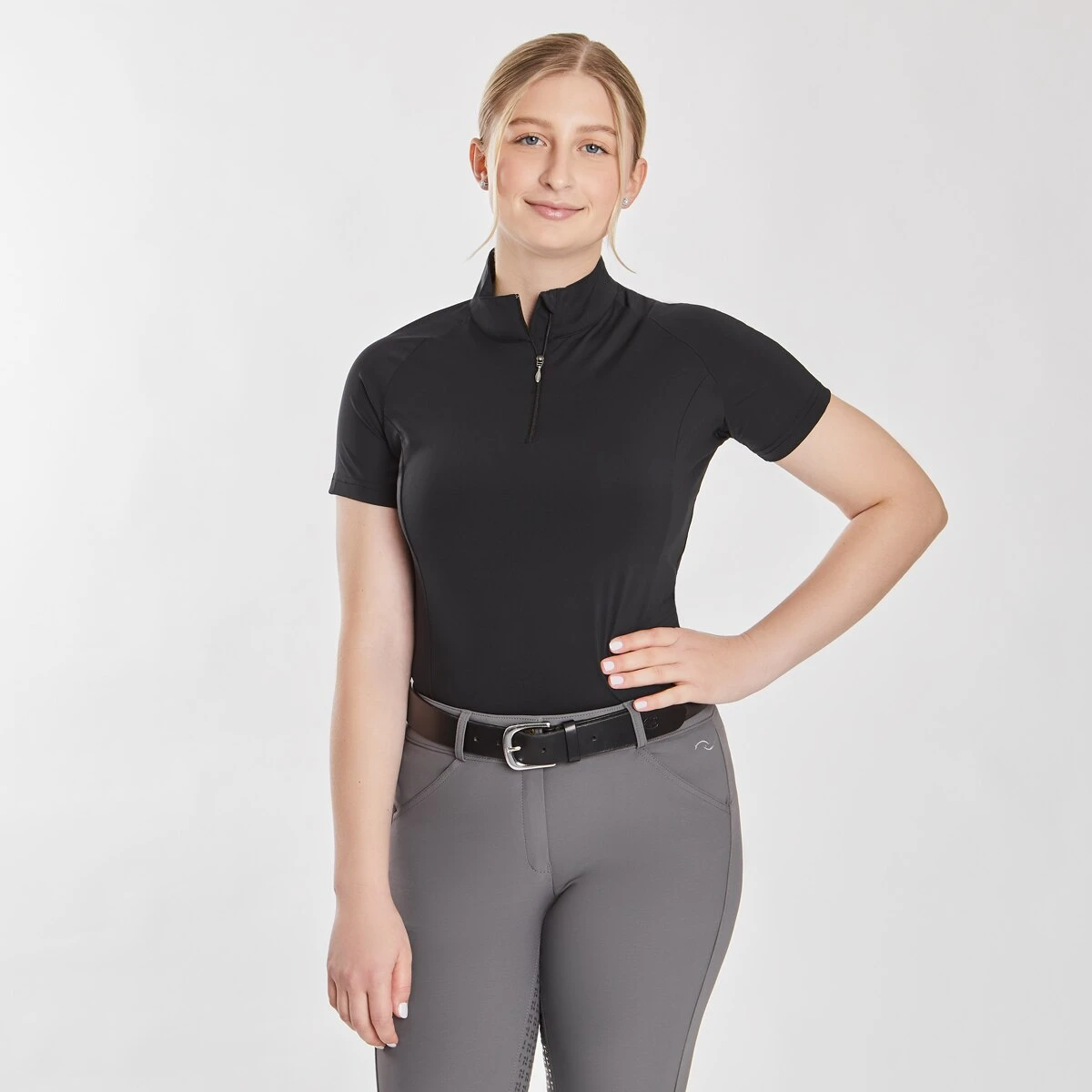 SmartTherapy® ThermoBalance® Ceramic Short Sleeve 1/4 Zip Top - Image 3