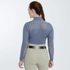 Hadley Sunshield 1/4 Zip Printed Long Sleeve By SmartPak