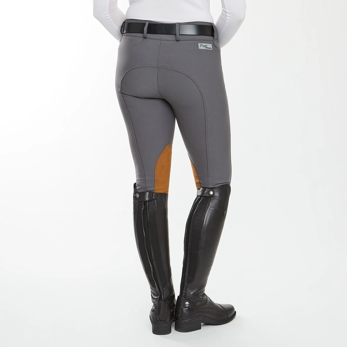 Piper Tan Patch II Low-Rise Side Zip Breeches By SmartPak - Image 6