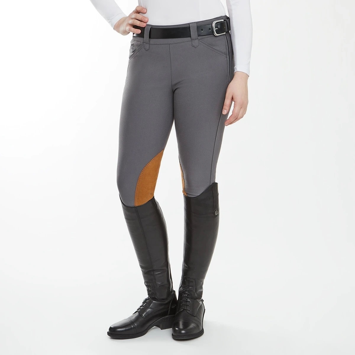 Piper Tan Patch II Low-Rise Side Zip Breeches By SmartPak - Image 5