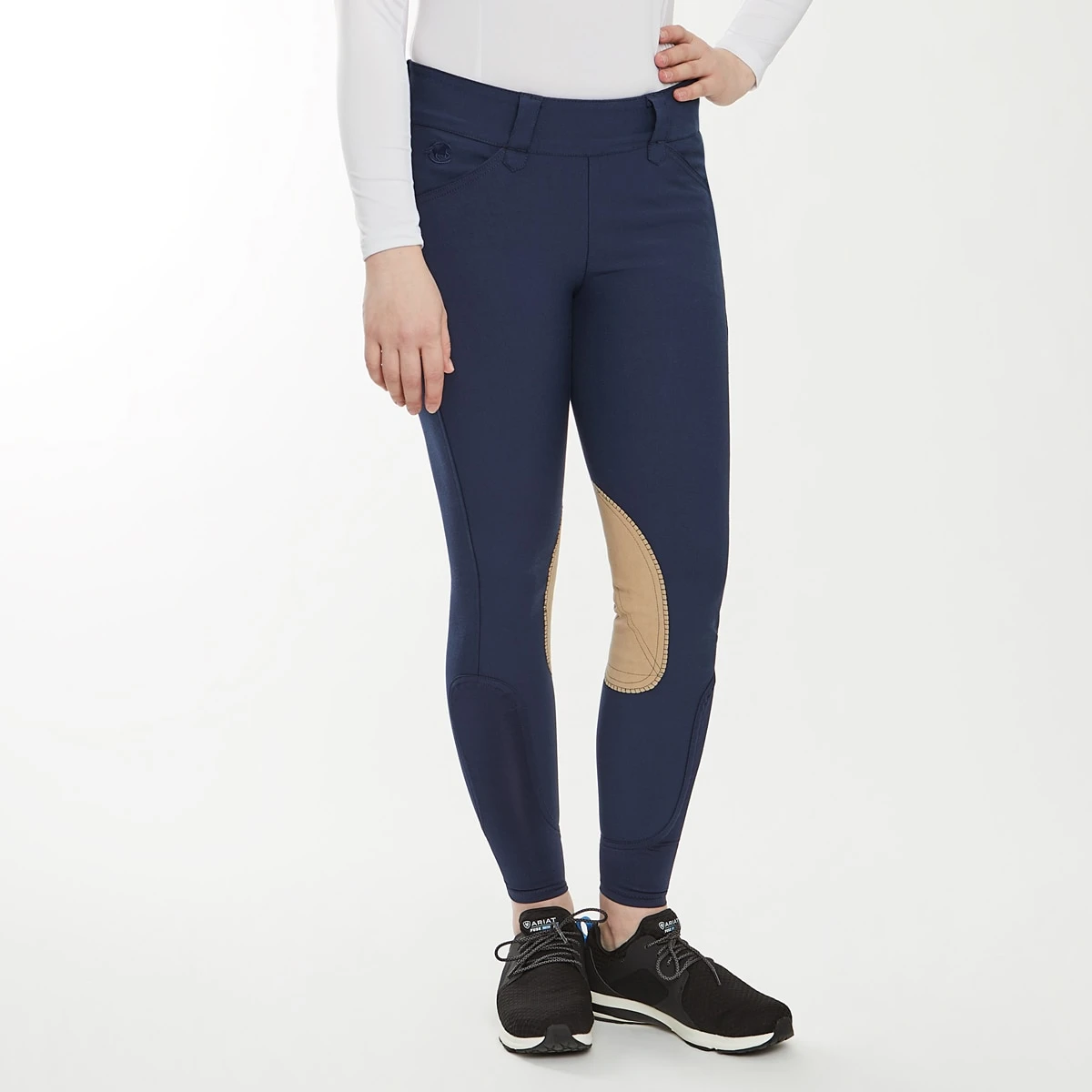 Piper Tan Patch II Low-Rise Side Zip Breeches By SmartPak - Image 3