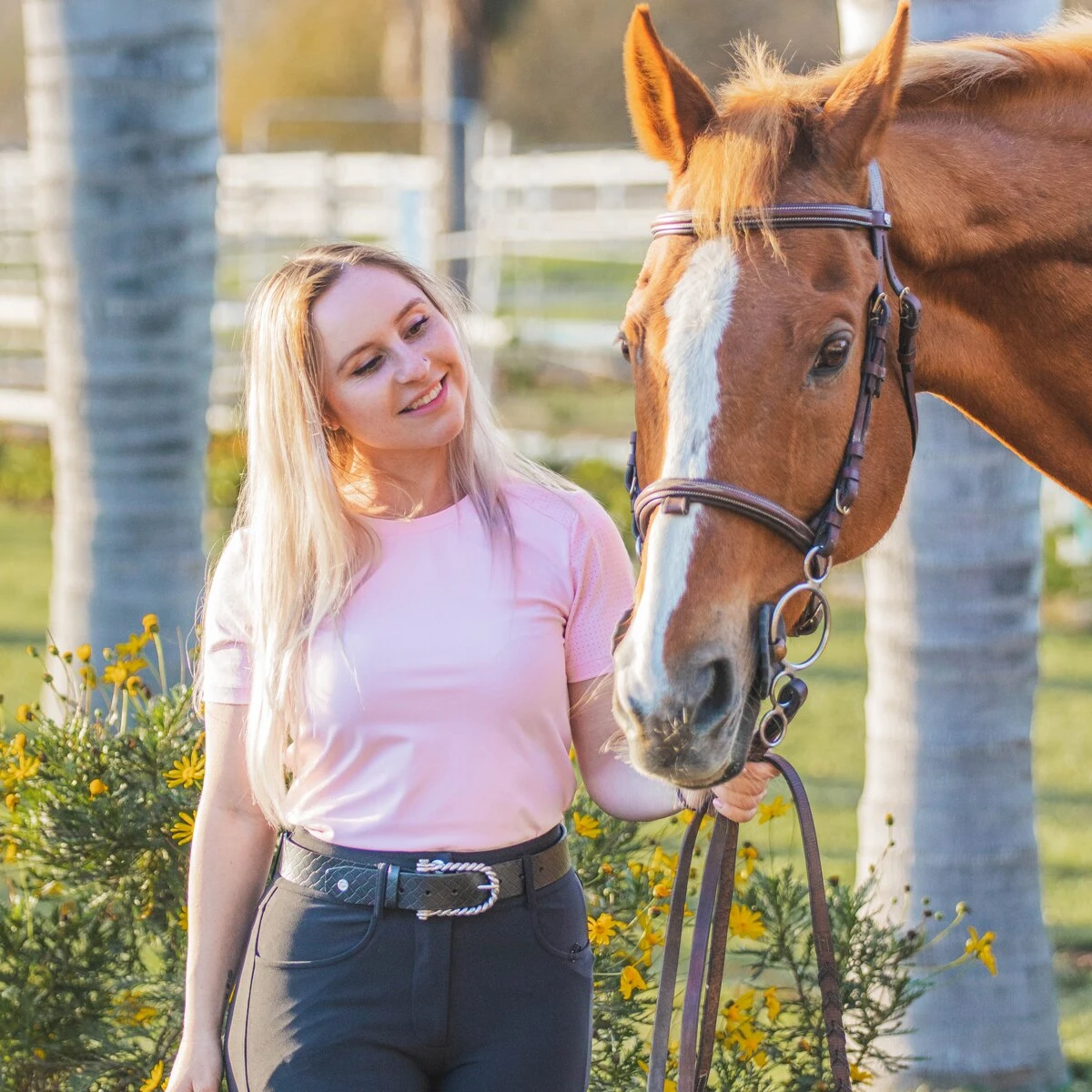 Hannah Childs Lifestyle Maddy Short Sleeve Mesh Tee - Image 3