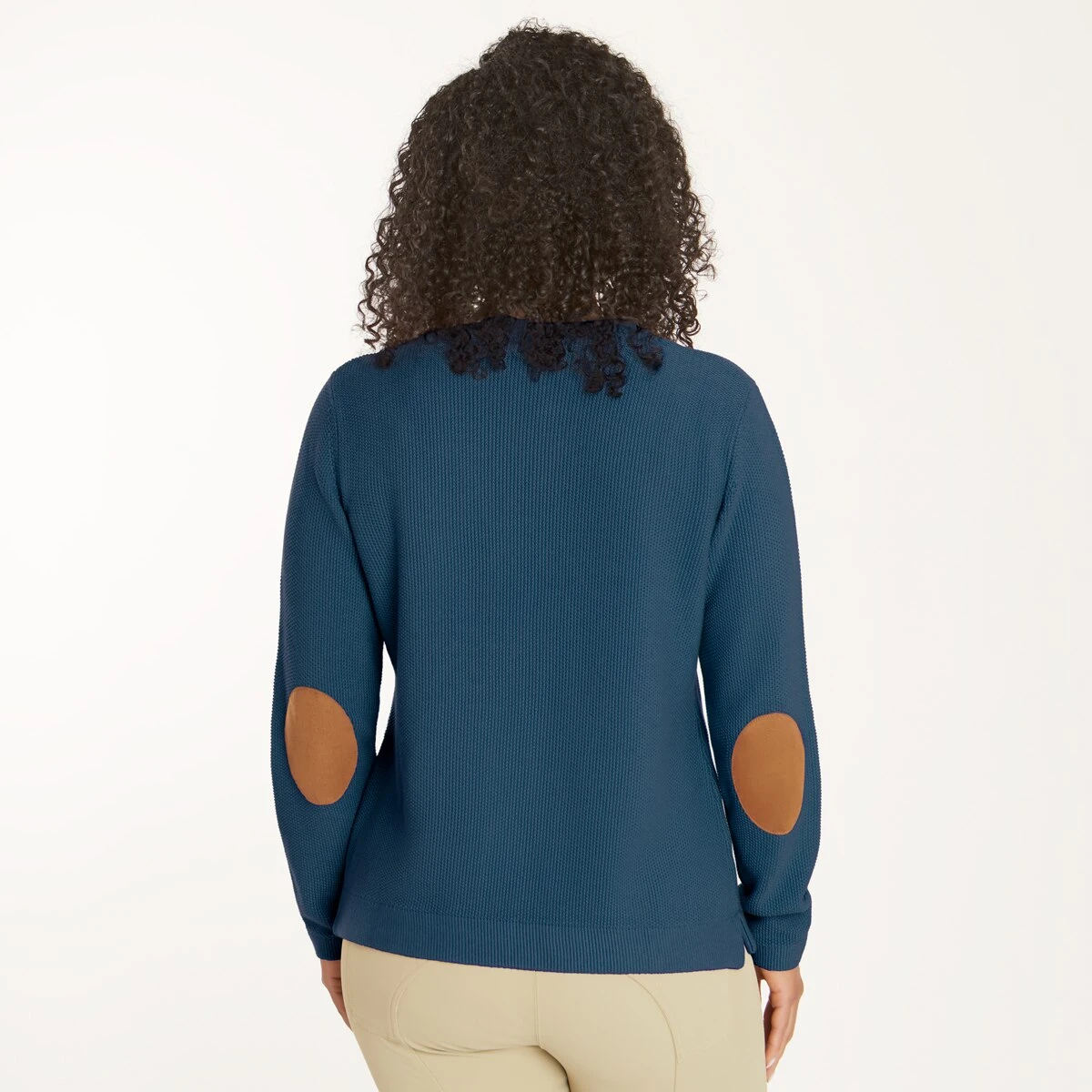 Piper Elbow Patch Crew Neck Sweater - Image 5