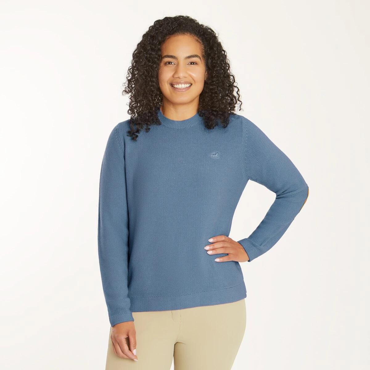 Piper Elbow Patch Crew Neck Sweater - Image 7